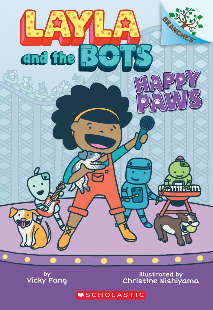 Vicky Fang author Layla and the Bots: Happy Paws