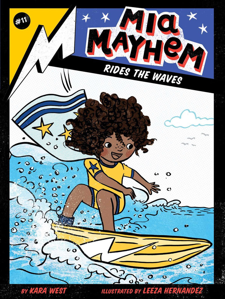 Leeza Hernandez illustrator Mia Mayhem Rides the Waves