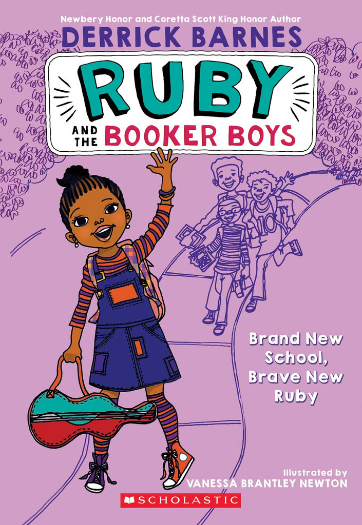 Derrick Barnes author Ruby and the Booker Boys: Brand New School, Brave New Ruby